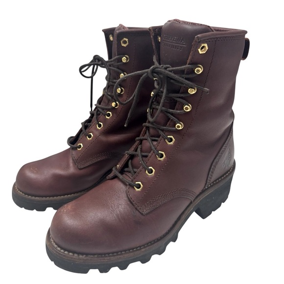 Chippewa Men's 8" Insulated Steel Toe EH Logger Boot Leather Lace Up Size‎ 7 - Picture 1 of 10
